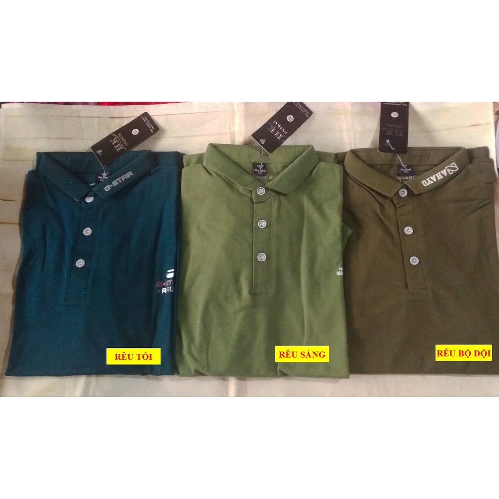 Áo thun nam big size cổ bẻ vải cotton tối đa 150kg | BigBuy360 - bigbuy360.vn