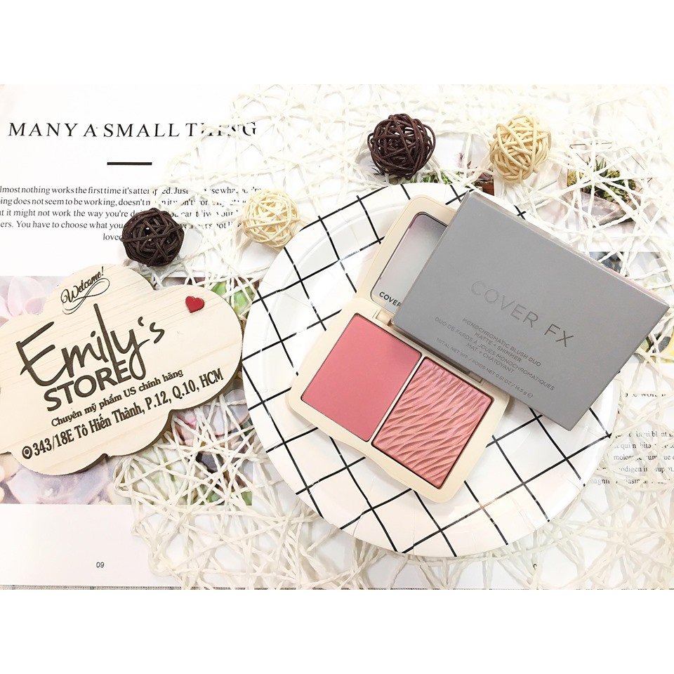 Bảng má Cover FX Monochromatic Blush Duo