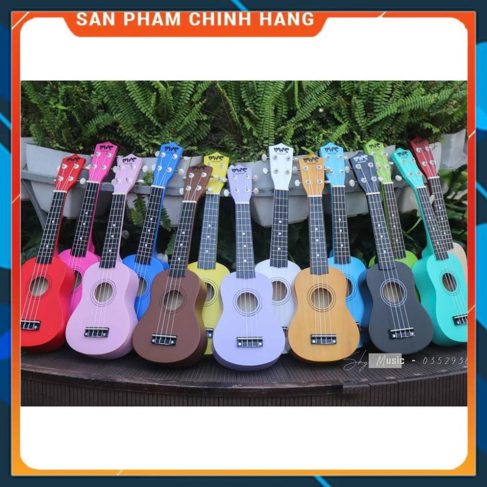 [RẺ VÔ ĐỊCH] Đàn Ukulele Soprano 21inch BWS Màu Full Gỗ 100% Cho Người Mới Tập (Tặng full 6 món phụ kiện)