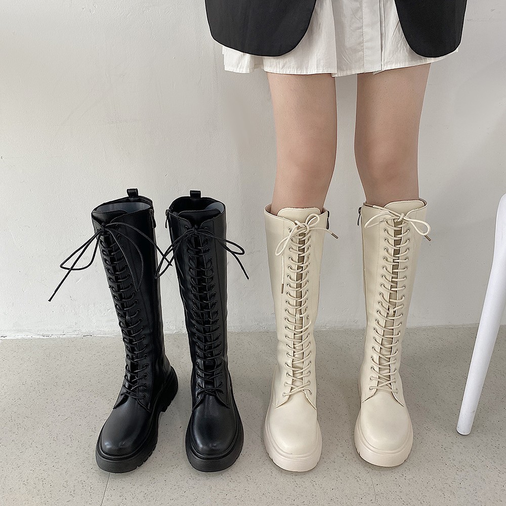 GIÀY BOOTS NỮ CỔ CAO CÁ TÍNH ULZZANG