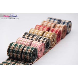*GIÁ 1 MÉT - RB kẻ dạ mỏng cao cấp - phụ kiện thời trang may mặc