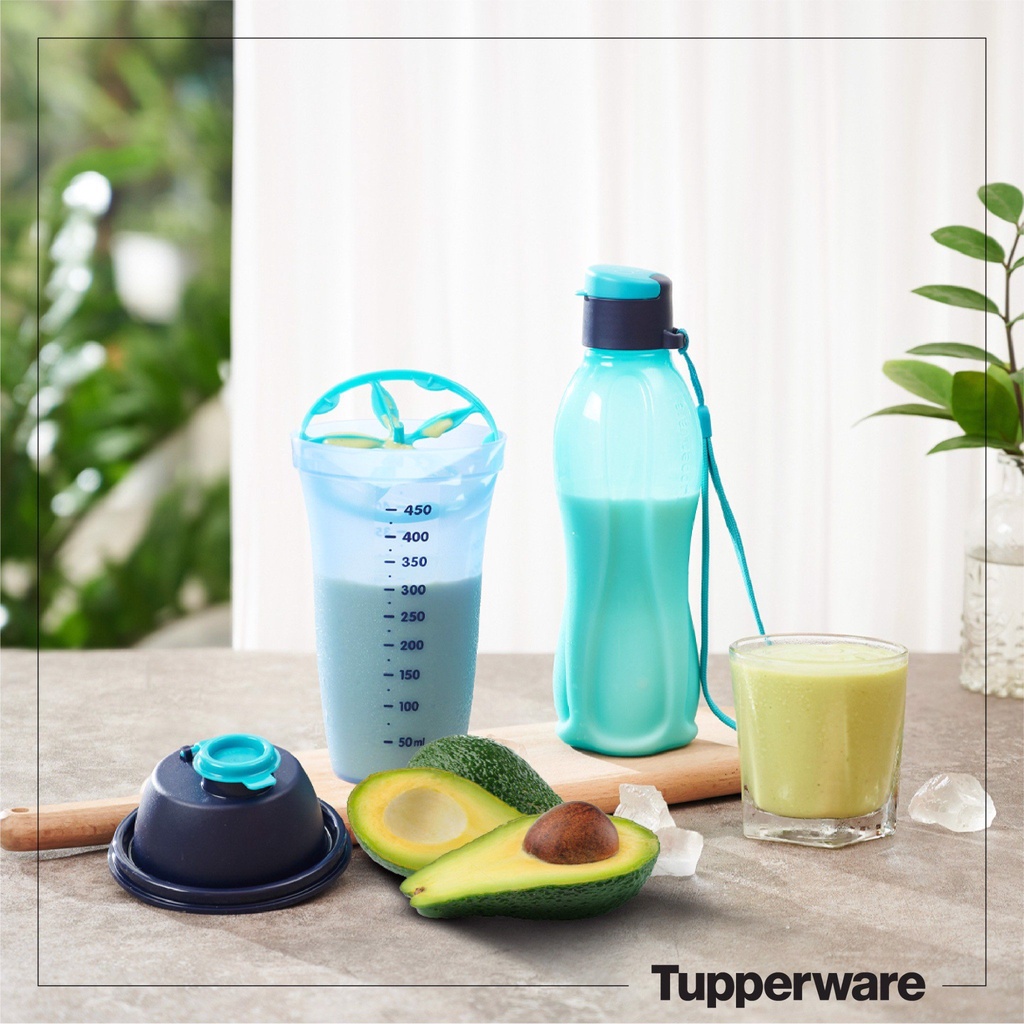 Bộ Bình lắc & bình nước Tupperware Shake N Go  siêu kín nước, an toàn sức khỏe (SALES SHOCK & FREE SHIP