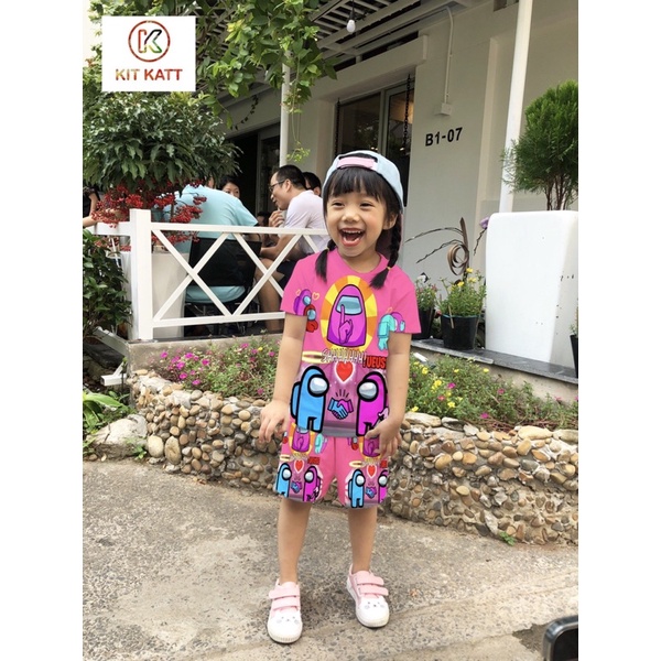 Đồ Bộ Bé Gái Among us