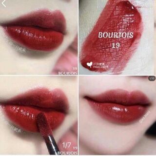 Son Bourjois velvet Pháp màu 19 đỏ mận
