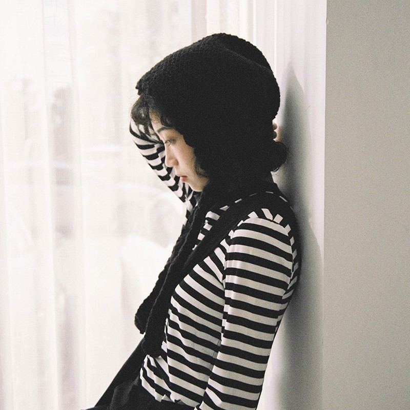 Mũ len dệt kim màu trơn bảo vệ tai thời trang thu đông Hàn Quốc