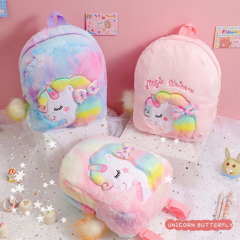 Ba lô hình kỳ lân dễ thương cho bé
