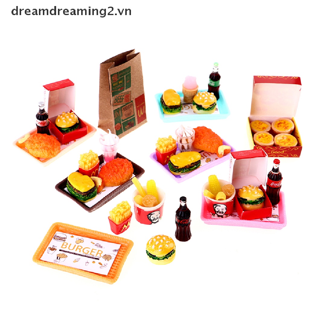 Mô Hình Thức Ăn Nhanh Mini 2Vn Cho Búp Bê Bo11