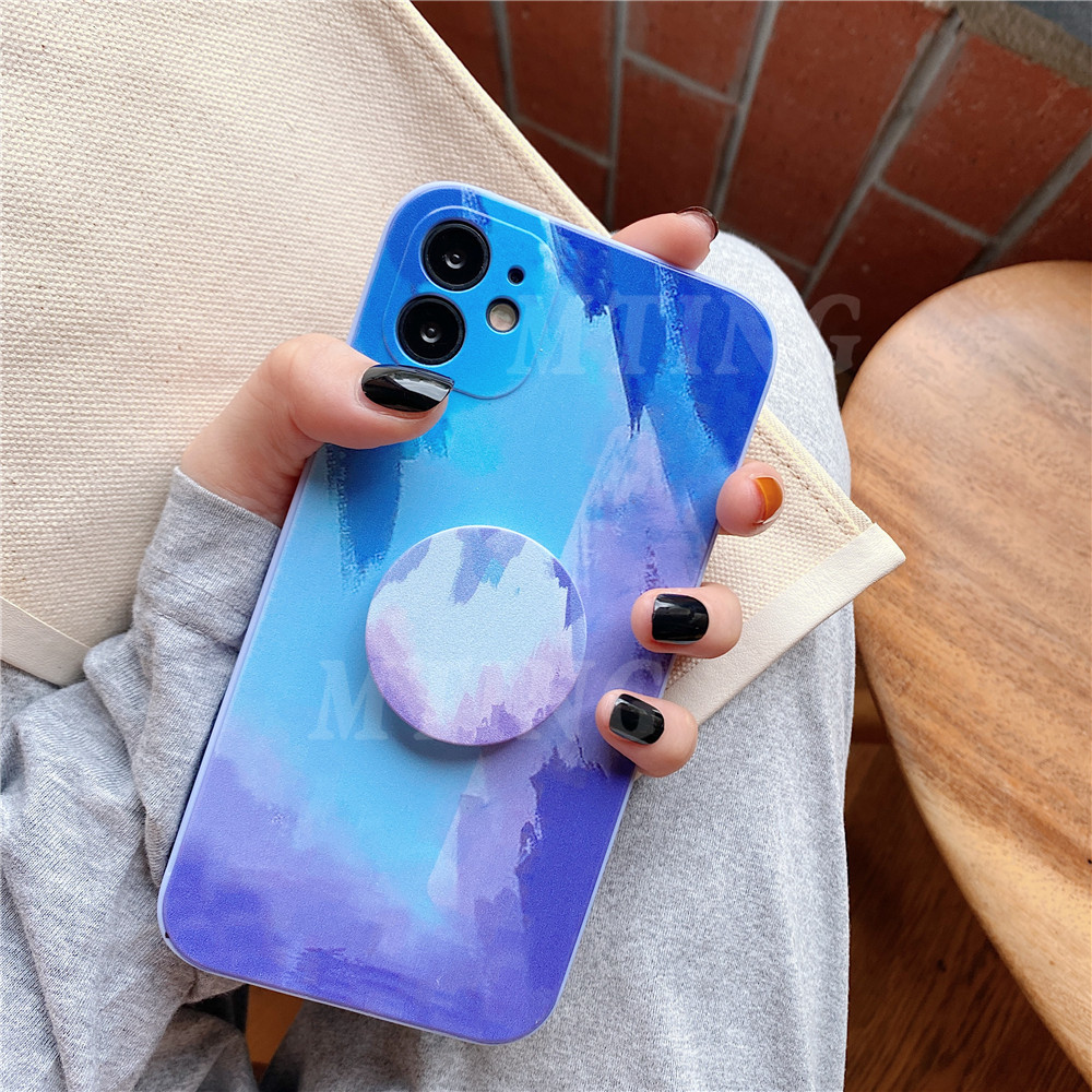 Ốp điện thoại TPU mềm in hình mưa nhiều màu cho Huawei Nova 7SE 7i 5T 3i Y9 Prime 2019 Mate 30 Pro