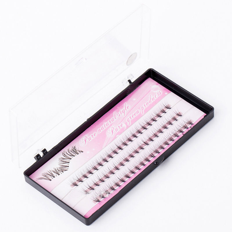 [Hàng mới về] Hộp 60 Cụm Lông Mi Giả 6 / 8 / 10 / 12 / 14mm Chuyên Dụng Cao Cấp
