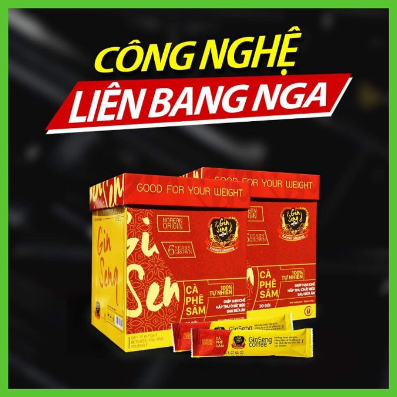 HỘP 30 GÓI CÀ PHÊ SÂM GIẢM CÂN CHÍNH HÃNG | BigBuy360 - bigbuy360.vn