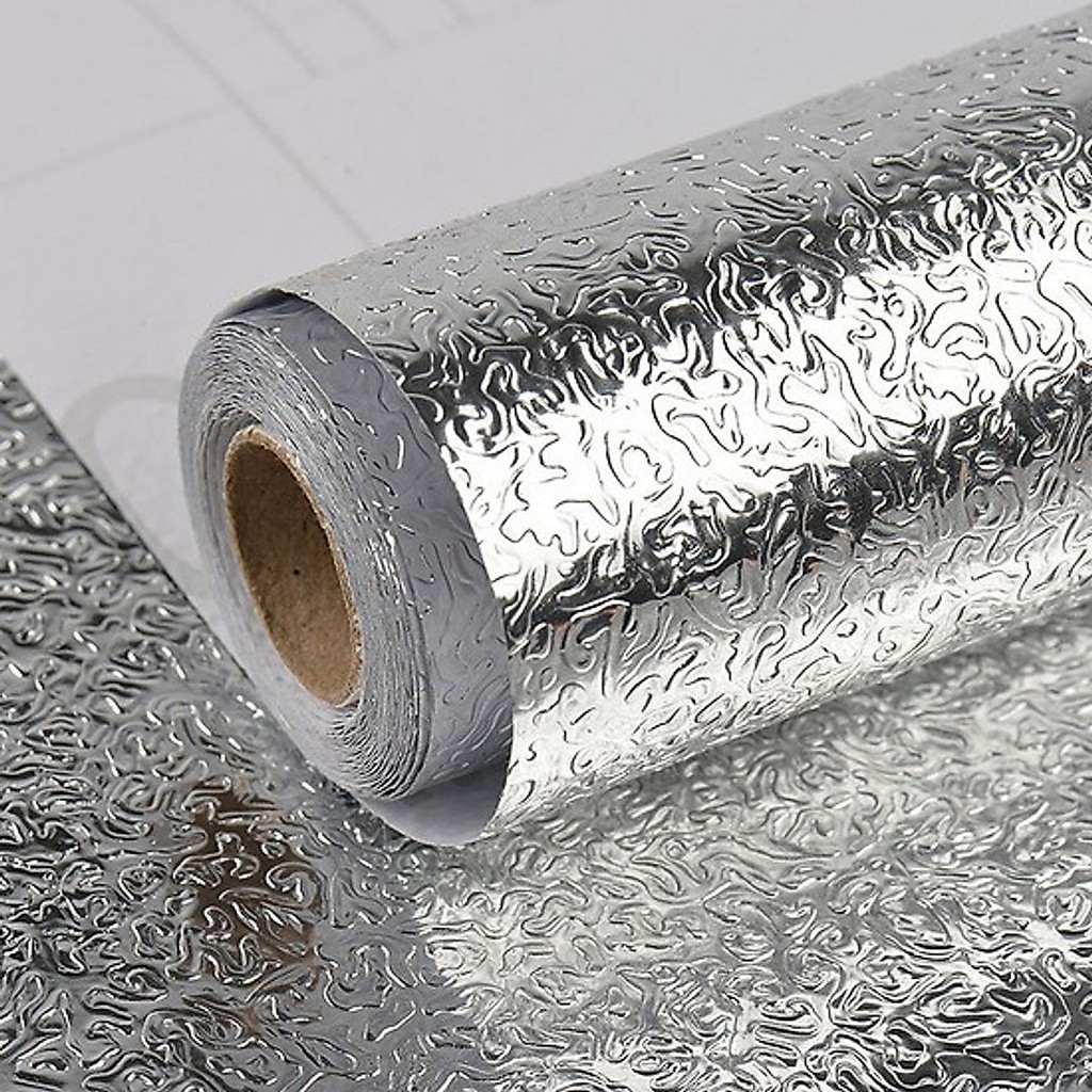 Cuộn Giấy Decal Dán Bếp Dài 2- 3 Mét Dán Tường Tráng Nhôm Cách Nhiệt Cao Cấp Chính Hãng miDoctor