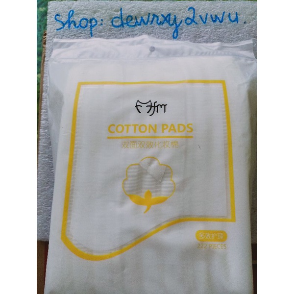 Bông tẩy trang cotton Pads 3 lớp Túi 222 miếng- hàng nội địa trung