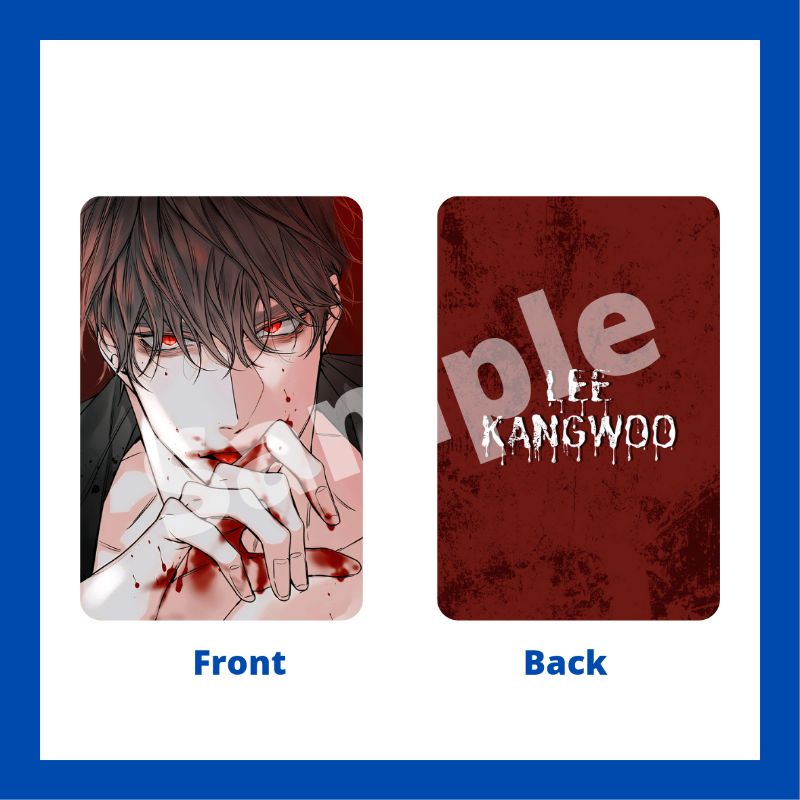 Thẻ hình thần tượng Kim Doyoon Lee Kangwoo The Unquechable Mr. Kim Manhwa BL Manwha