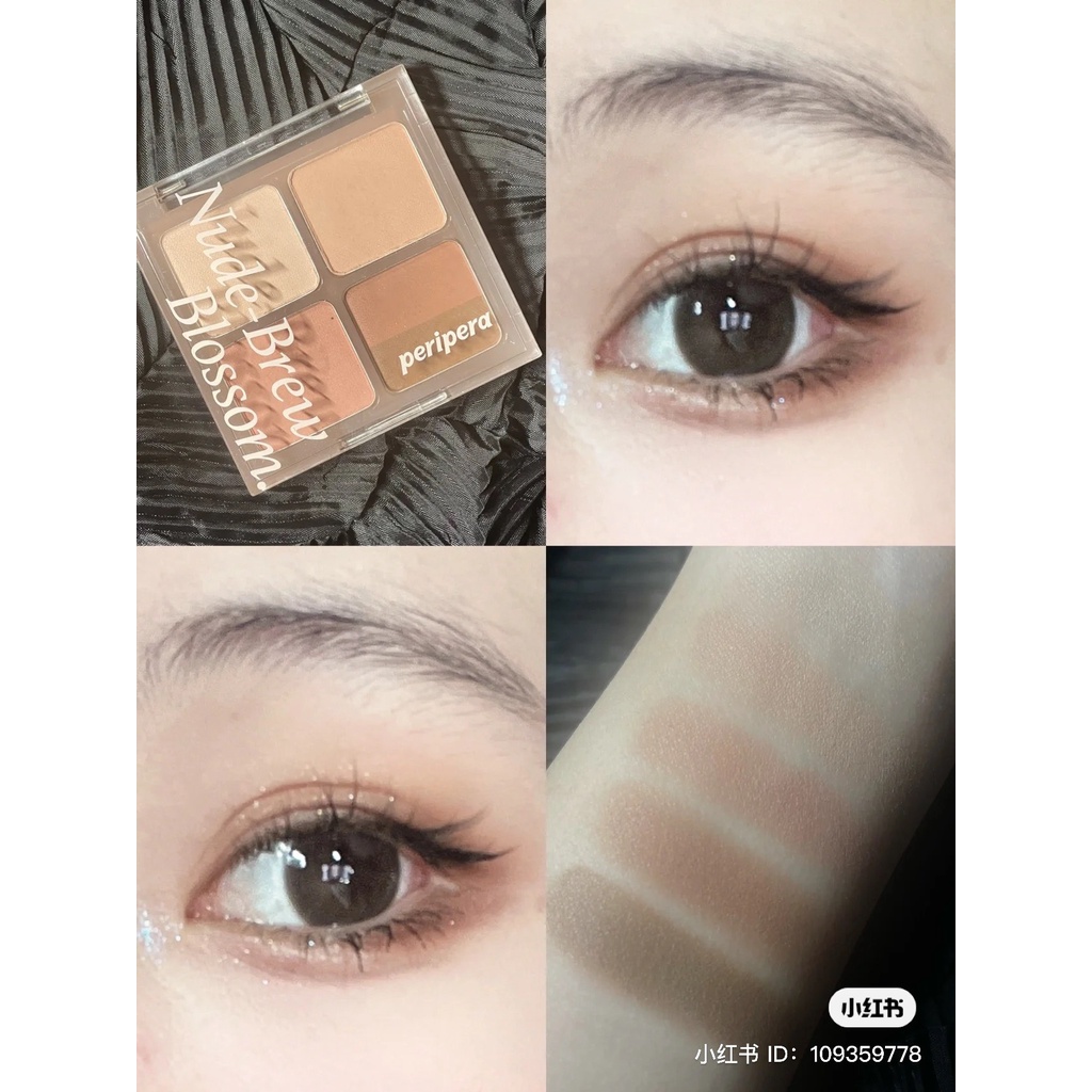 Màu Mắt Peripera Ink Pocket Shadow- Nude Brew Blossom 07 - 02 - 06