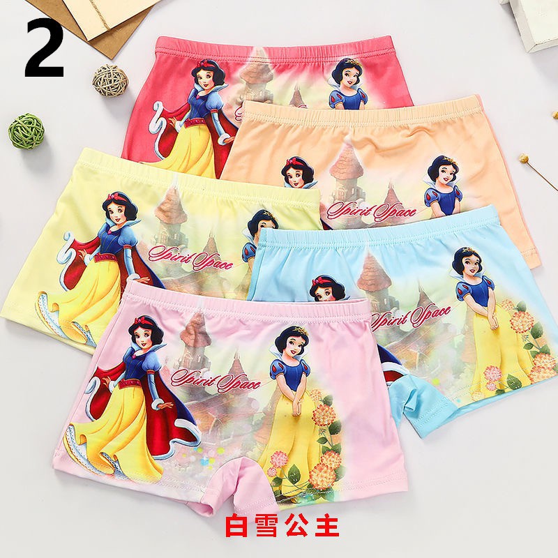 4 cái Hộp Phim Hoạt Hình Cô Gái Đồ Lót Bông Chidren Đồ Lót Chuột Minnie In Ấn Quần Lót Trẻ Em Quần Lót Ngắn Cô Gái Quần Lót