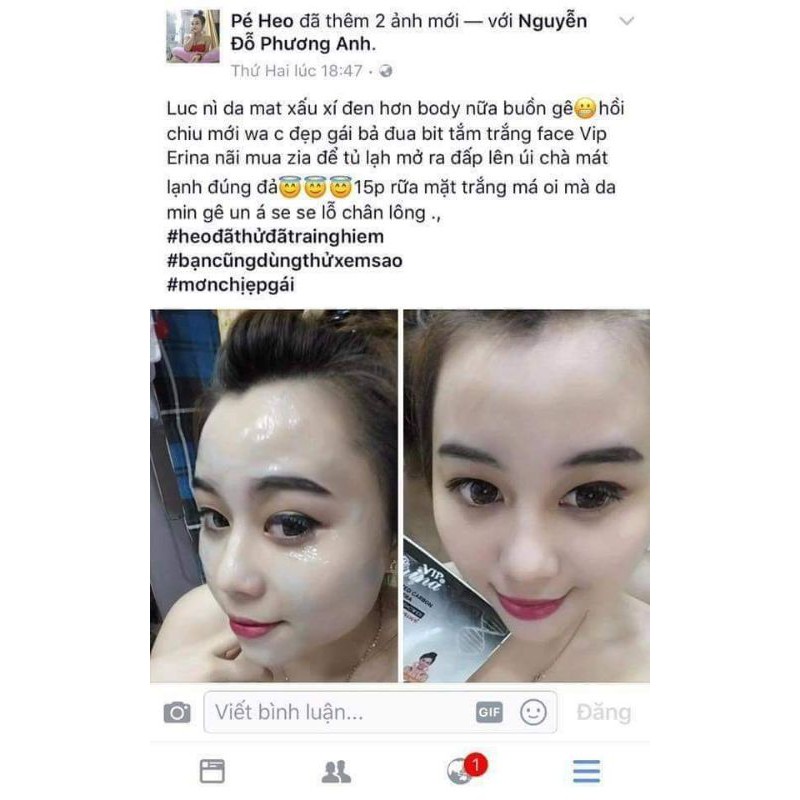 Ủ Tắm Trắng Mặt Vip Erina | BigBuy360 - bigbuy360.vn