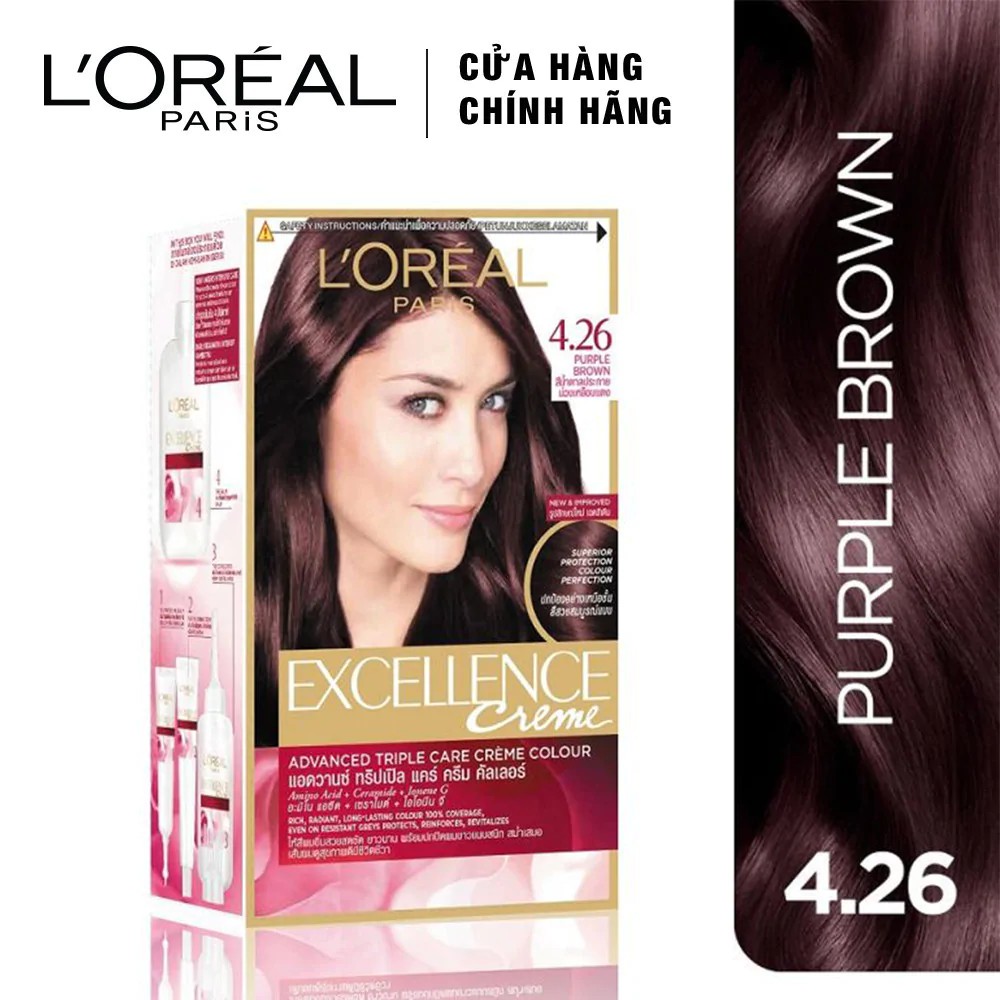 Màu nhuộm dưỡng tóc phủ bạc L'Oreal Paris Excellence Crème 172ml