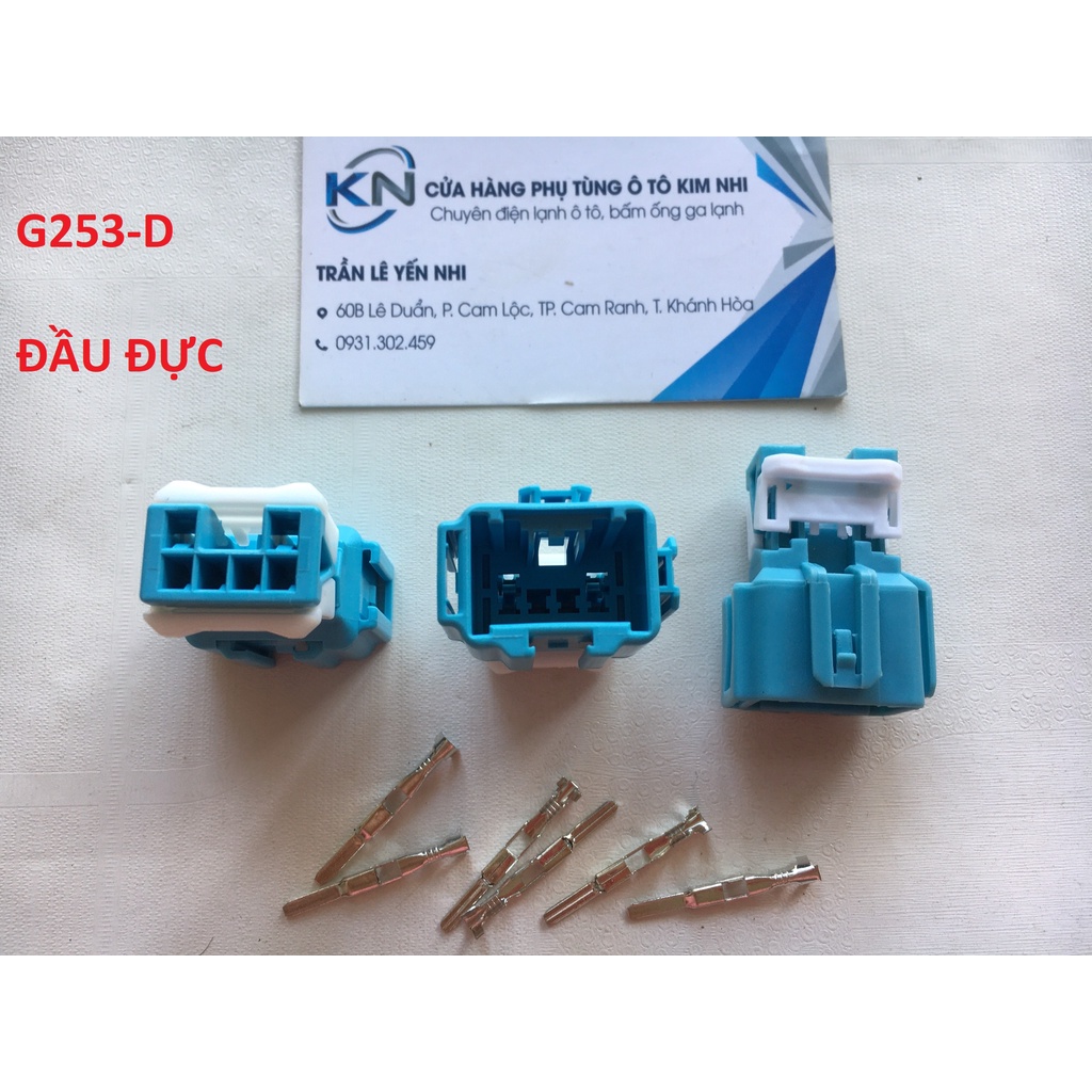G253-Giắc cắm Thích hợp cho đèn Honda 6 lỗ 2.2mm