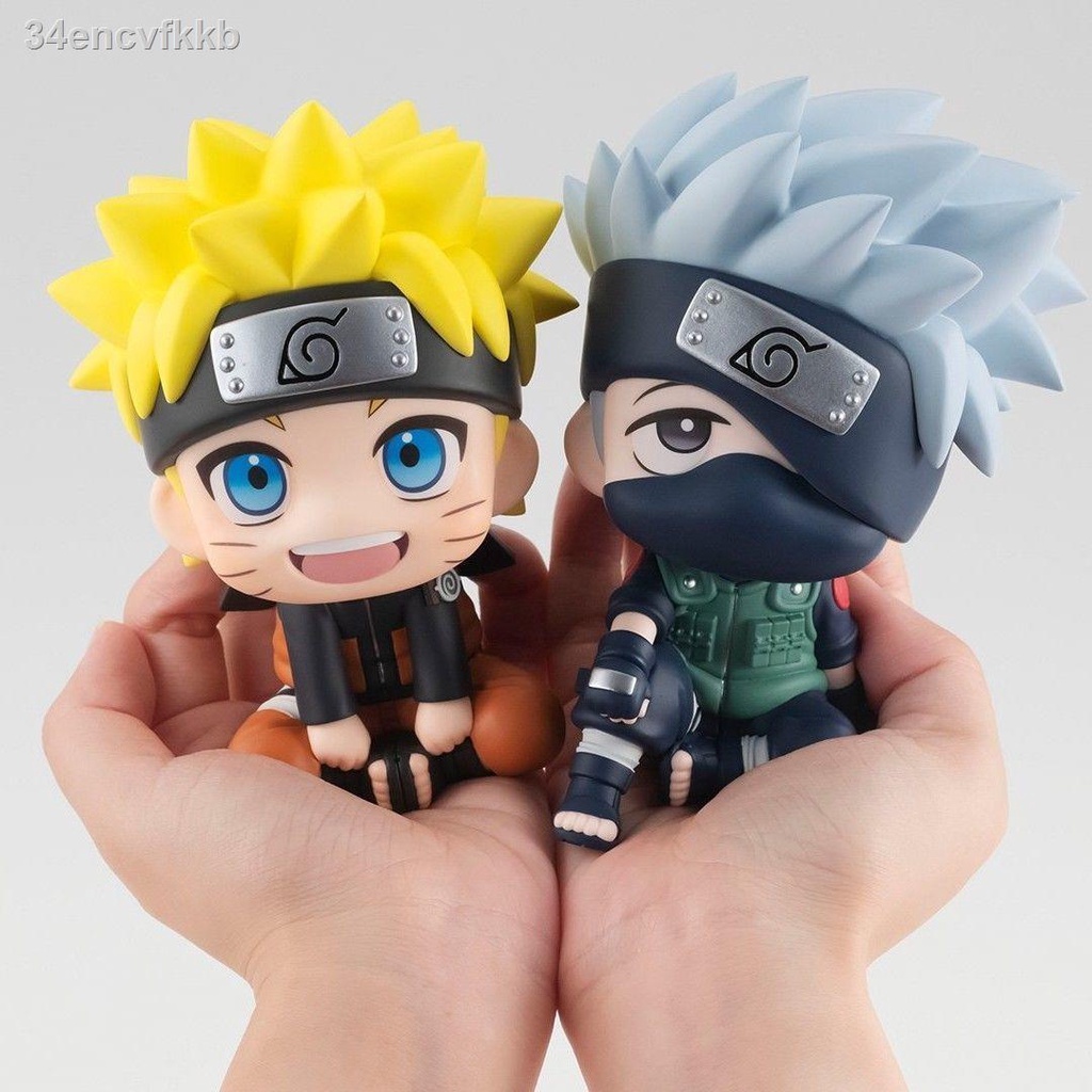 ☁▨♈Naruto hình Naruto Búp bê Kakashi phiên bản giới hạn mô hình trang trí ô tô bé trai món quà sinh nhật mó