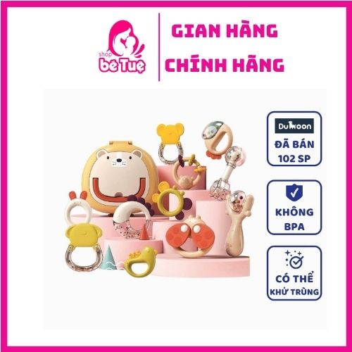 Bộ xúc xắc baby rattle duhoon
