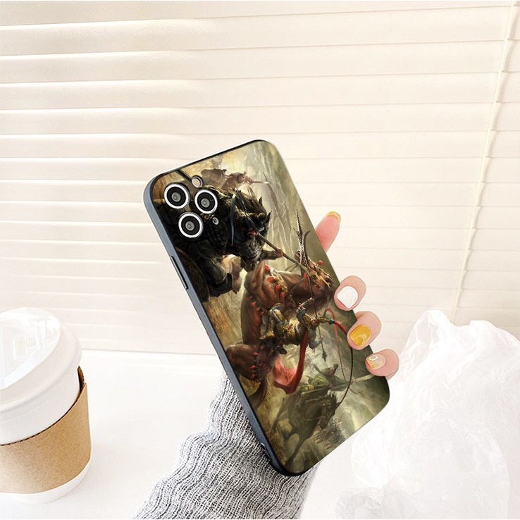 Ốp Lưng iPhone 6 6s 6plus 7 8 7Plus 8Plus X Xs Xr XsMax 11 12 13 Pro max tam anh chiến Lữ Bố - Tam Quốc Diễn Nghĩa