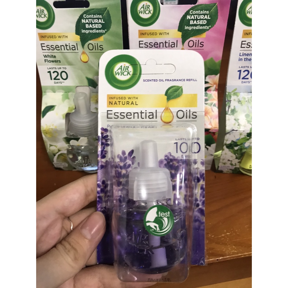 Tinh dầu Air wick chiết xuất thiên nhiên, lưu hương thơm lâu, nội địa Châu Âu, Eumarket.