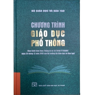 Sách - Chương Trình Giáo Dục Phổ Thông
