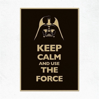 Poster Phim Star Wars Darth Vader R2-D2