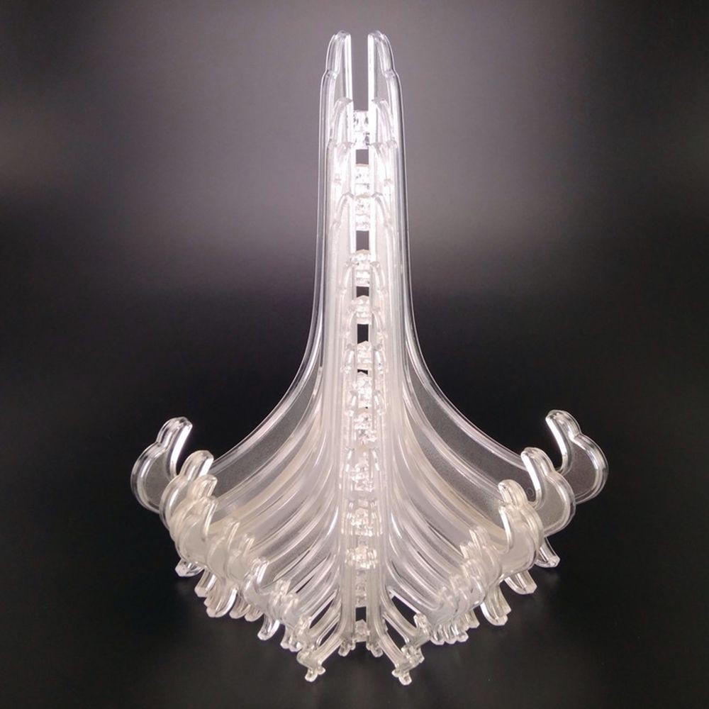 Bộ 5 Giá Đỡ Trưng Bày Bóng Golf Mini Bằng Nhựa Trong Suốt Nhiều Màu