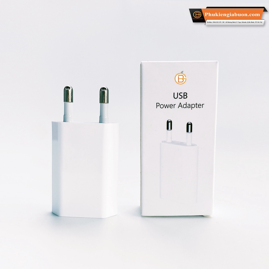 Củ sạc chuẩn dòng 5W cho lP củ dẹt  bảo hành 1 năm