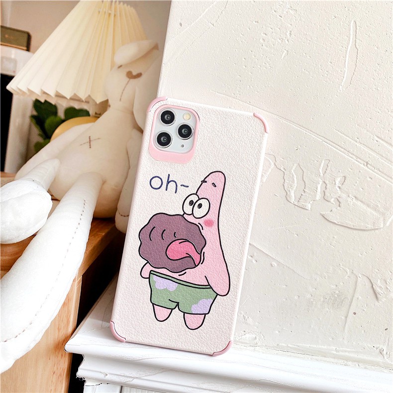 Ốp lưng iphone Bob & Patrick da viền chống va đập 5/5s/6/6plus/6s/6splus/7/7plus/8/8plus/x/xs/11/12/pro/max/plus/promax | BigBuy360 - bigbuy360.vn