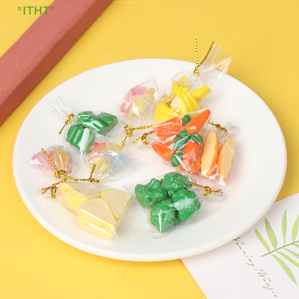 Mô Hình Bánh Mì / Rau Củ 1: 12 Độc Đáo Trang Trí Nhà Búp Bê Mới
