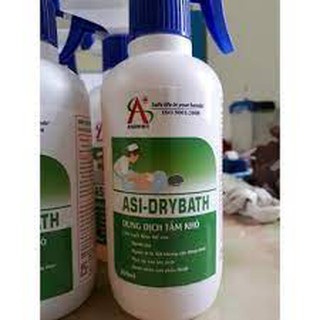 Dung dich tắm khô và gội khô asi drybath
