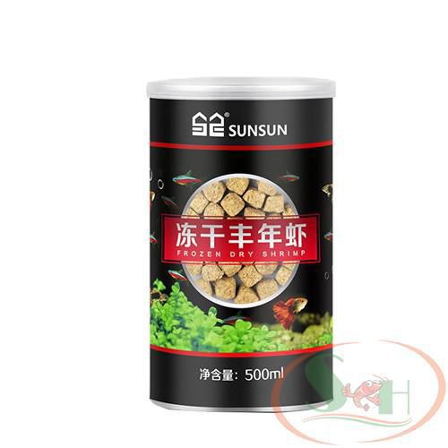 Thức Ăn Cá Sunsun Frozen Dry Shrimp Food Artemia Sấy Khô