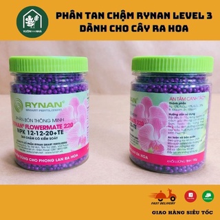 Phân tan chậm thông minh 150g Rynan 220 NPK 12-12-20 dùng cho các loại hoa cây trồng kiểng lá cây ăn quả