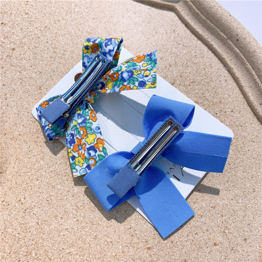 Set 2 kẹp tóc nhiều hoạ tiết tuỳ chọn cho bé gái