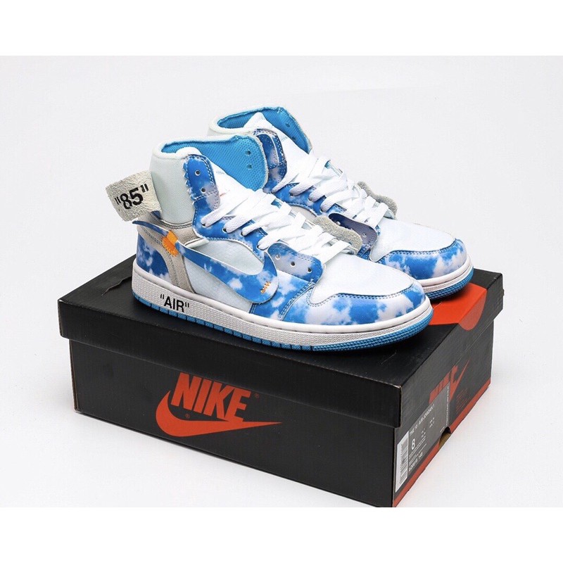 [ Hàng Siêu Hot ] Giày Air Jordan 1 Retro High OG Off-White University Blue