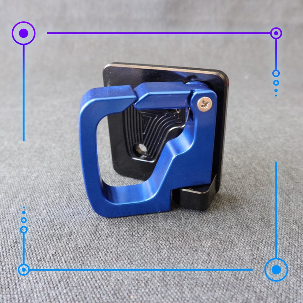 MÓC TREO ĐỒ XE CHO SH BẰNG NHÔM CNC FULL