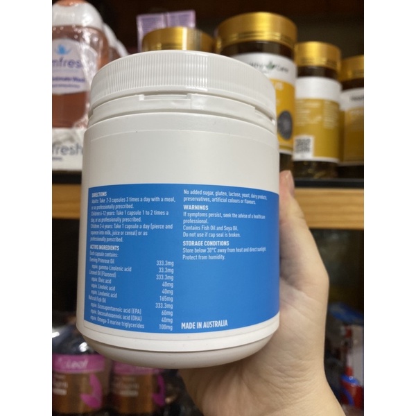 Omega 369 của Healthy Care Úc 200 viên - Healthy Care Ultimate Omega 3-6-9 | Thế Giới Skin Care