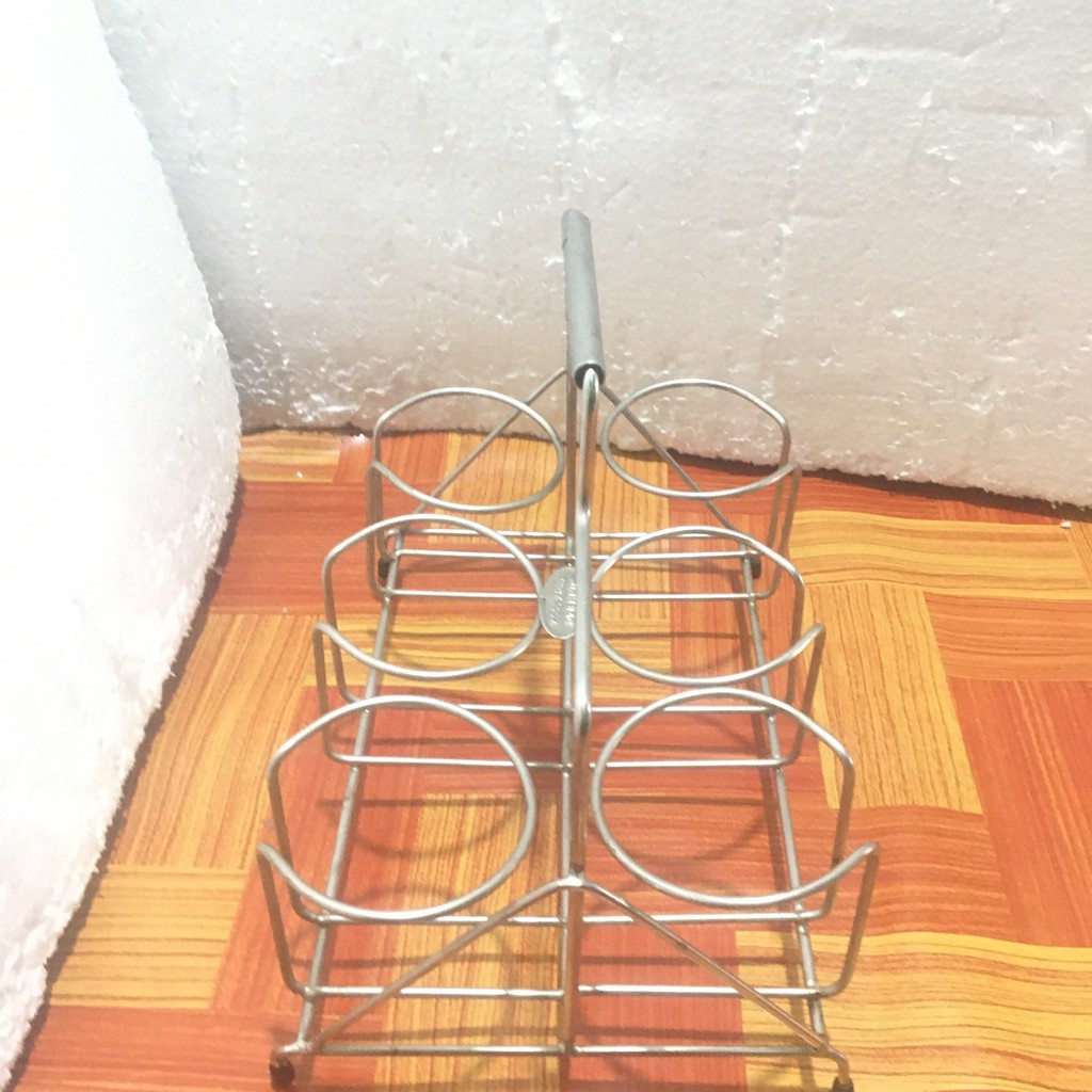 Xách Ly Vuông Dày Inox-XLVD01I-