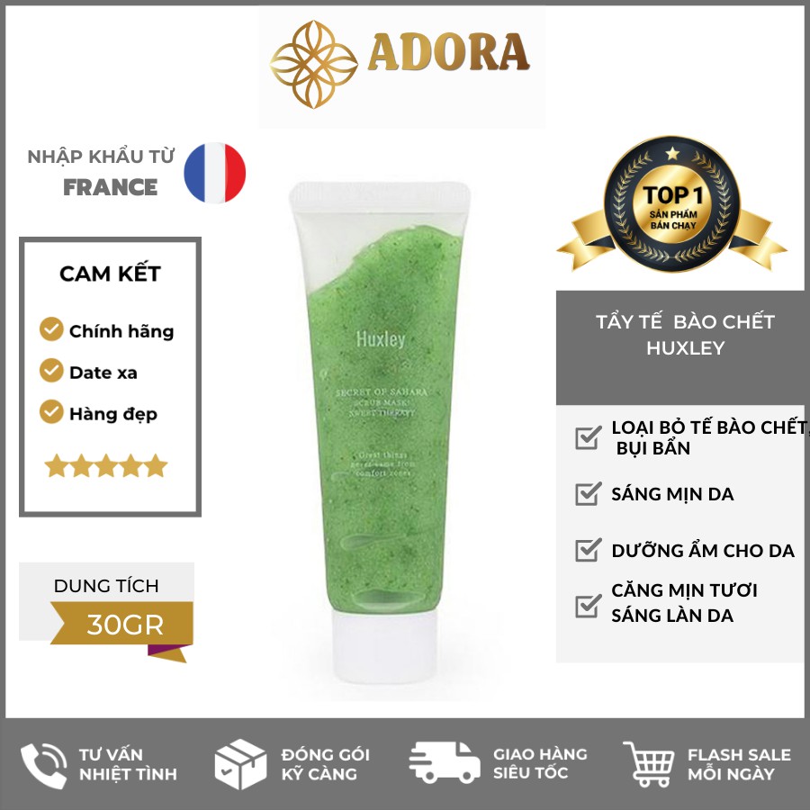 (Sẵn) Mặt Nạ Tẩy Tế Bào Chết Huxley Scrub Mask - Sweet Therapy