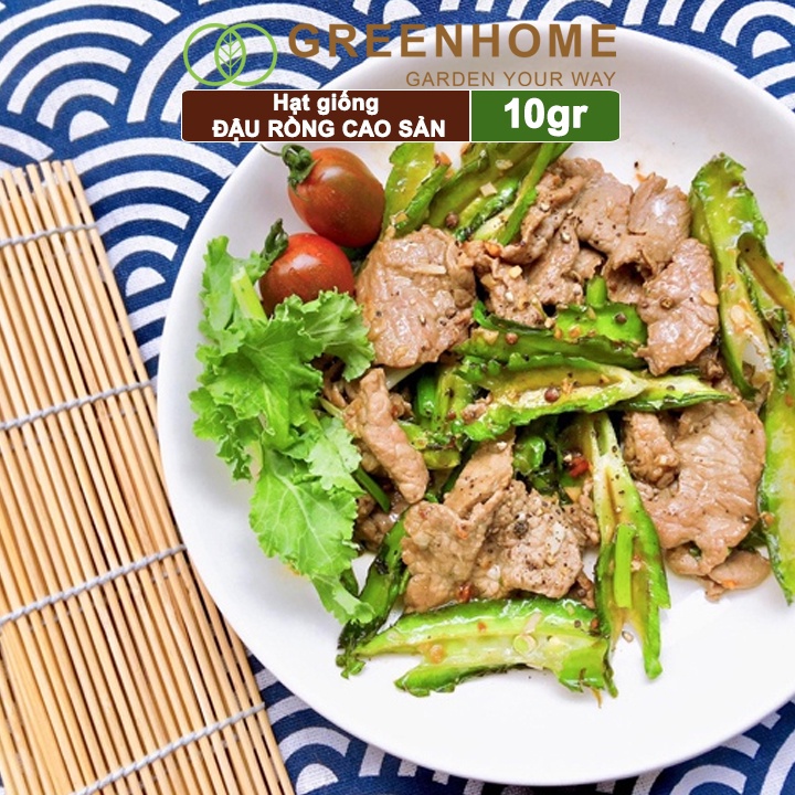 Hạt giống Đậu Rồng cao sản Greenhome, gói 10gr, sinh trưởng mạnh, năng suất cao T08