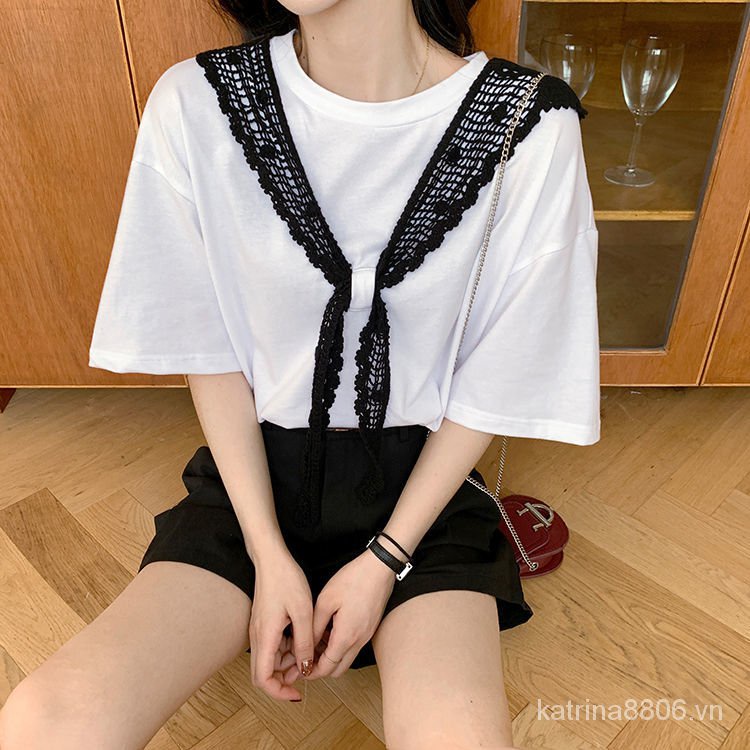 Set áo thun và quần ngắn lưng cao ống rộng phong cách Hàn Quốc dành cho nữ
 | BigBuy360 - bigbuy360.vn