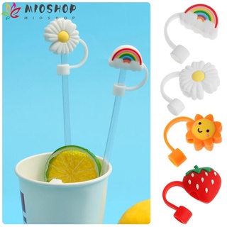 Nút đậy ống hút bằng silicon thiết kế hình hoạt hình dễ thương