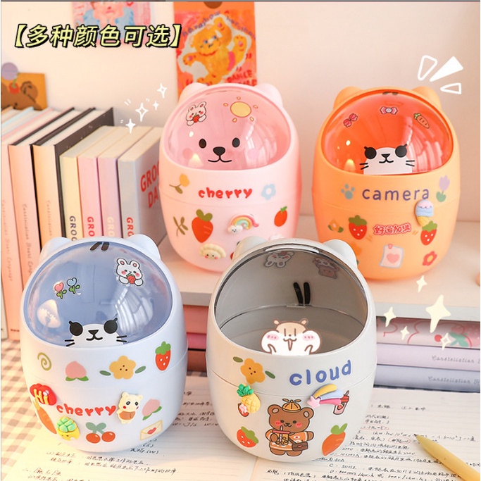 Ống cắm bút kiêm thùng ra mini hình mèo dễ thương  BAG U ONGBUTMEO441