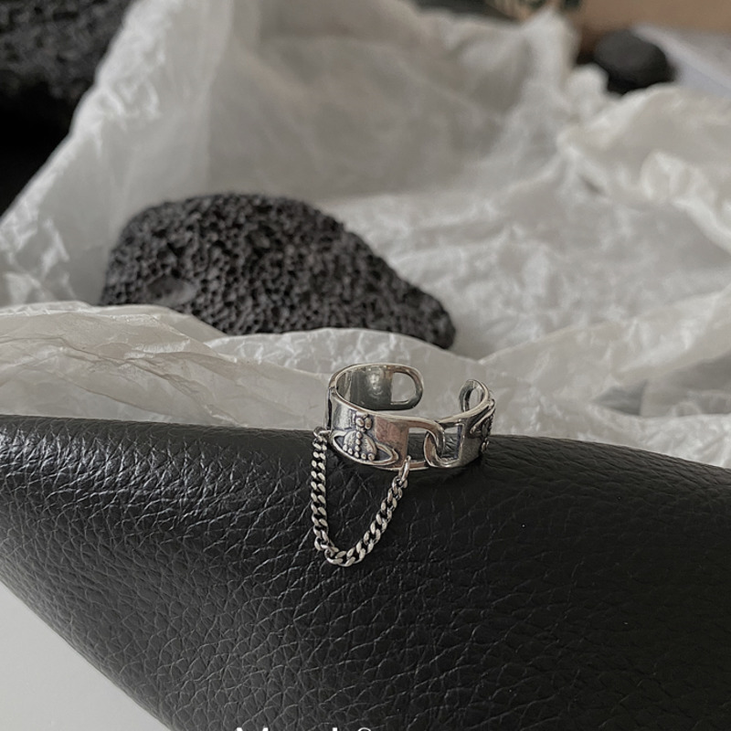 Nhẫn Dây Xích Vũ Trụ 1910024Nhẫn Hở Dễ Phối Đồ Phong Cách Hip Hop Cá Tính