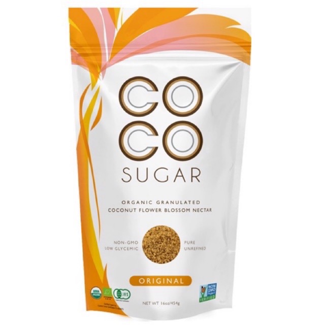 Đường Mật Hoa Dừa Hữu Cơ Túi 454g (organic coconut Sugar)