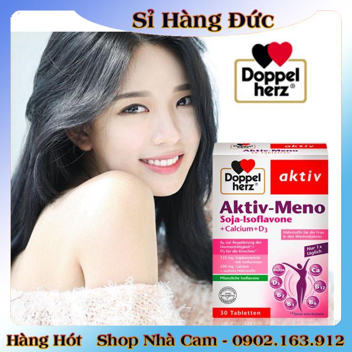 [auth] Viên uống cân bằng nội tiết tố nữ Doppelherz Aktiv-Meno -Nội địa Đức Đủ Bill [Hot]