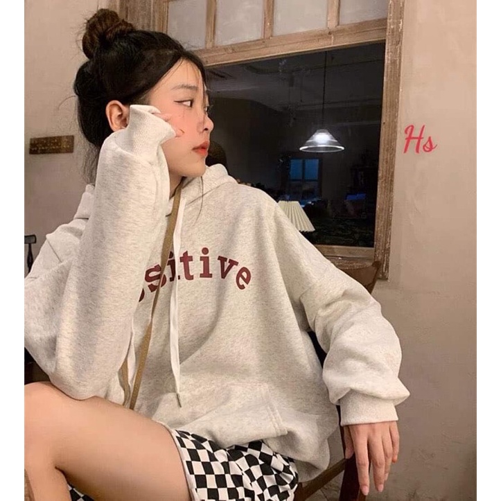 Áo nỉ mũ chữ POSI HS6