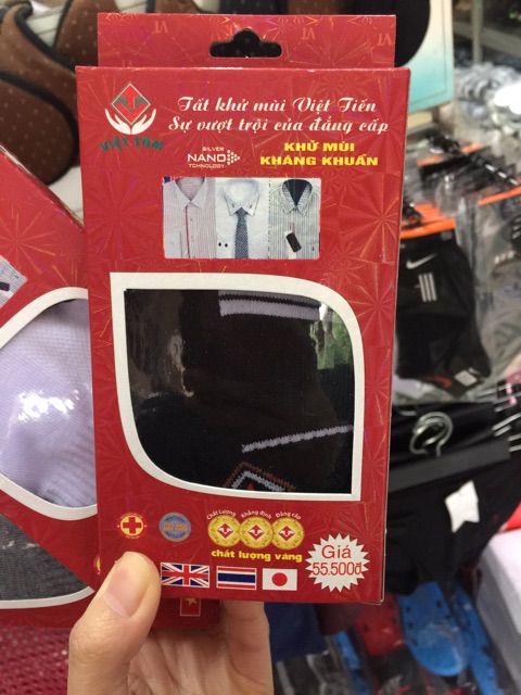 Tất vớ khử mùi công nghệ nano quế